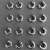 Wholesale 1 Pair Simple Style Geometric Plating 304 Stainless Steel Gold Plated Stainless Steel Earrings