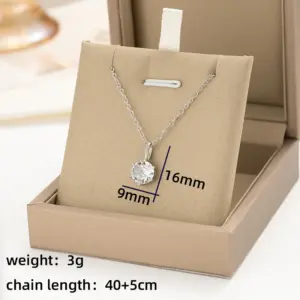 Small Size in Silver Zircon