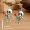 oly-c36045f38de0e2bcab75a98d665b368d Wholesale Acrylic Skull and Rose Acrylic Earringsv