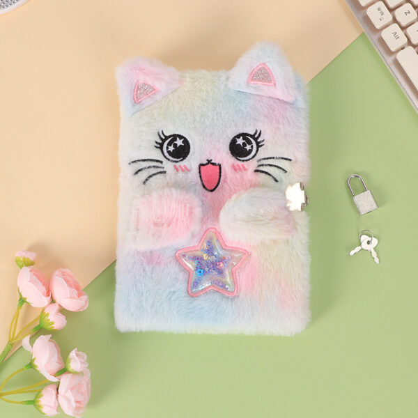 Wholesale Amazon direct supply A5 plush this cute animal explosion notebook creative new student stationery manufacturers