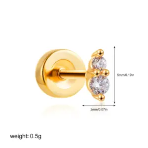 Double Zircon Gold (One Piece)