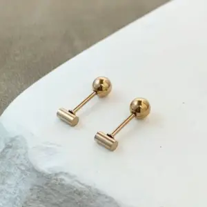 Rose Gold / 4mm Pair