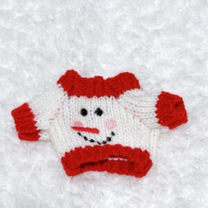 Snowman sweater / (baby clothes only, baby not included)