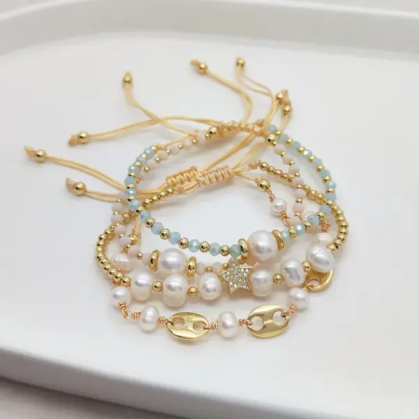 Fashion Star Pearl Bracelets