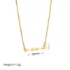 Wholesale Plated 18K Gold Minimalist English Letter Mama Necklace Bracelet Ankle Bracelet Set For Women Versatile Cool Sweet Style Jewelry