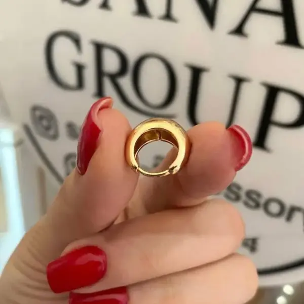 Wholesale 1 Pair Elegant Basic Streetwear U Shape 304 Stainless Steel Earrings