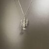 Wholesale Vintage Ancient Sier candlestick Necklace sier Candlestick Long sweater chain Cole necklace