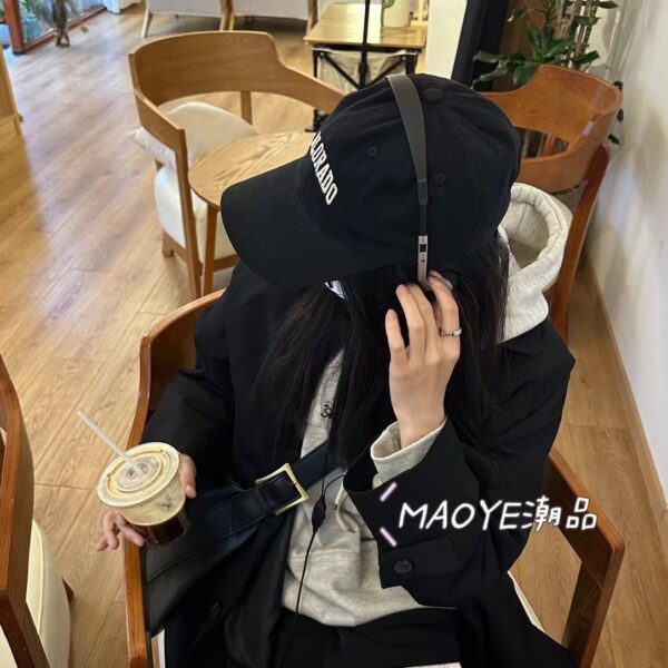 Wholesale Wide-brim Baseball Cap Women's Cap Shows Face Small Shape Embroidered Casual Shopping Head Outdoor Sunshade Handsome Men's Cap