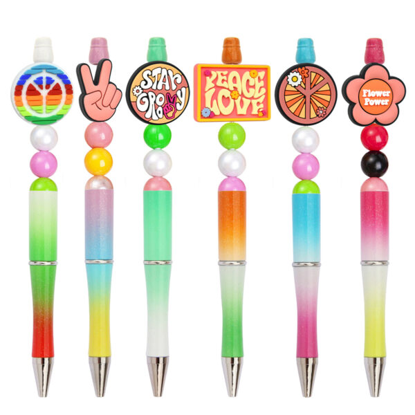 Wholesale High-value love and peace personalized beads