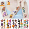 Wholesale Cross-border New Halloween Tattoo Stickers Waterproof Party Party Gifts Funny Fun Face Stickers Cross-border