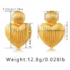 Wholesale 1 Pair Elegant Retro Heart Shape Copper Drop Earrings