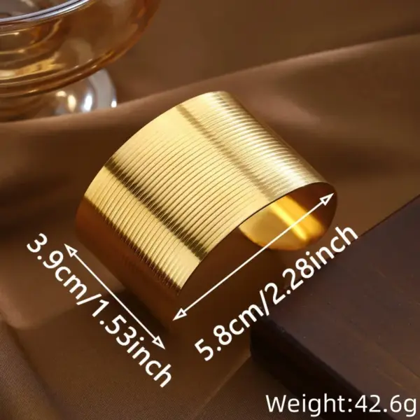 Wholesale 304 Stainless Steel Geometric Monogram PVD Coated 18K Real Gold Plated Elegant Waterproof Non Tarnish Cuff Bracelets Bangle