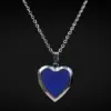 Wholesale Temperature-sensing Color-changing Heart Necklace