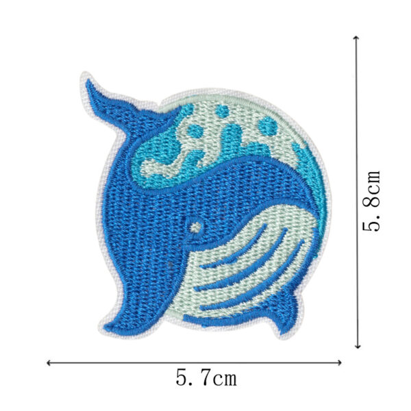 oly-c39223301941de130c4513ff65d669f6 Wholesale Luxury cse ship embroidered patch, sea journey patch, blue whale computer embroidered stamp, seagull decorative stamp, ironing