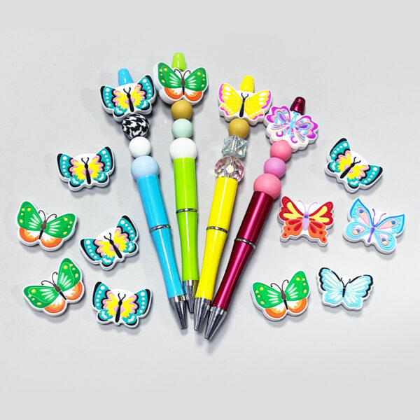 Wholesale Cartoon Animal Butterfly Epoxy DIY Beads
