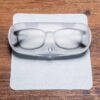Wholesale Glasses box factory wholesale translucent frosted solid color PVC mirror box myopia Sun frame eye storage box