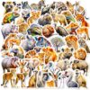 Wholesale 50PCS/PACK realistic African animal personalized DIY stickers
