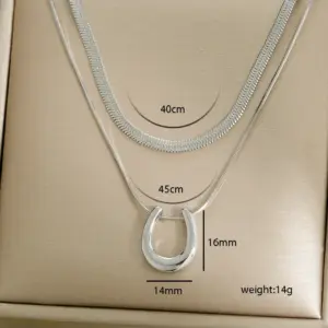 Double-Layer U-Shaped / Steel Color