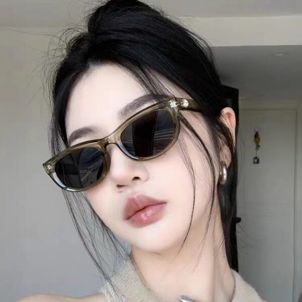 Wholesale 2025 New Sunglasses Sunglasses Sunglasses Women's High-End Anti-Uv Big Face Slimming Driving