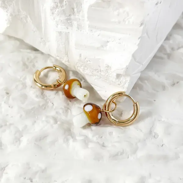 PVD Coated Real Gold Plated Geometric Stainless Steel Fashion Waterproof Non Tarnish Earrings