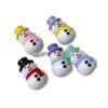 Wholesale Perforated Soft Rubber Cartoon Snowman Hat Beads