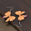 oly-c3d03b12ba1aff97c675e23b85a1ffc5 Wholesale Back-to-school creative pencil bow wooden earrings