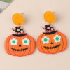 oly-c3d0cca6c93861dcd94cba91dff733b6 Wholesale Cross-Border Hot Selling Halloween Series Acrylic Earrings Pumpkin Cartoon Funny Ghost Earrings Earrings for Women
