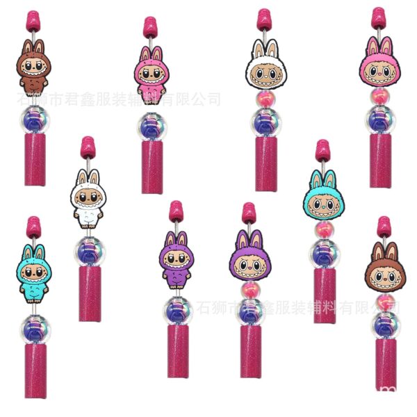 Wholesale Cartoon Image Glue Pen Beads Pen Beads Focus Beads