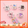Wholesale DIY Beaded Mang Star Hollow Love Mini Hole Beaded Pendant Beaded Pen Accessories New Flash Diamond Alloy