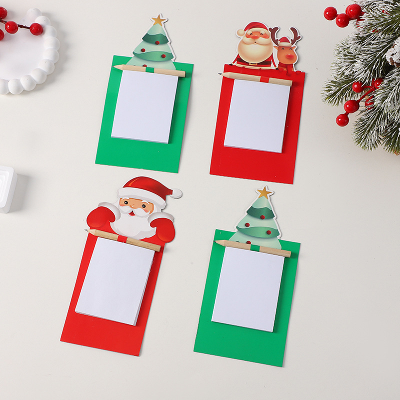 Wholesale Christmas Note Pad Christmas Blessing rtable Note Pad Message Board