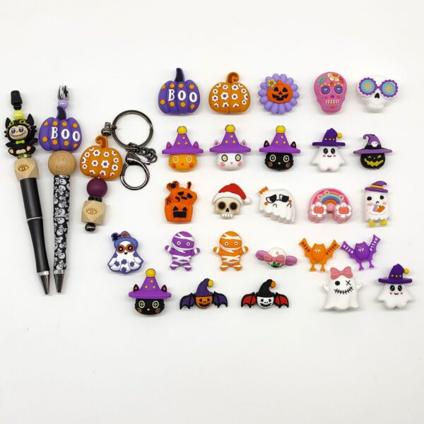 Wholesale Halloween silicone bead beads