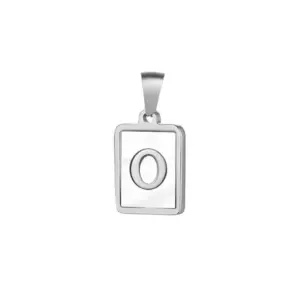 Silver / Letter O without Chain