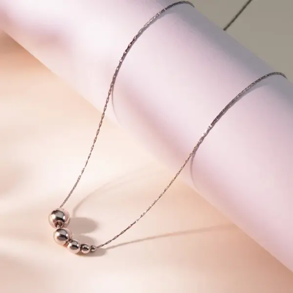 201 Stainless Steel 304 Stainless Steel Geometric Ion Plating (IP) 18K Gold Plated Sweet Simple Style Waterproof Non Tarnish Twisted Rope Chain Gold Silver Necklace