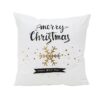 Wholesale Christmas atmosphere gold-stamping festive pillowcase
