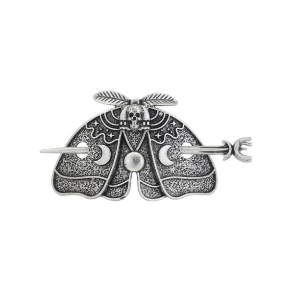 oly-c425075560aba630212b71ddb69b85a8 Wholesale Cross-Border European and American Retro Style Moth Sun and Moon Carved Pattern Hairpin Jewelry Gothic Punk Stylish Exaggerated Hair Accessories