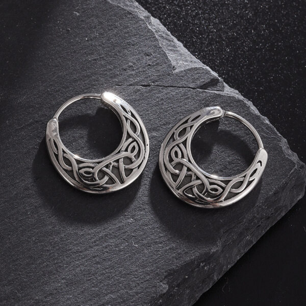 Wholesale Nordic Viking Celtic Knot Earrings Hypoallergenic Jewelry for