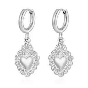 Steel Color Love Density Ear Clip MS-682