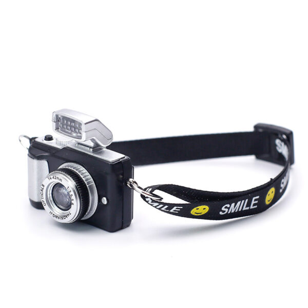 Wholesale 1688 Cotton Doll Smiley Face Strap Webbing Luminous Sound Camera Pendant Ppy Mini Camera Backpack Bag