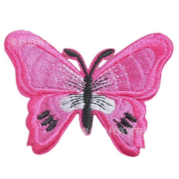 Wholesale Butterfly cartoon embroidery patch hot stamping