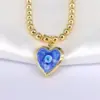 Wholesale Elegant Hip-hop Vintage Style Eye Copper Plating Gold Plated Pendant Necklace