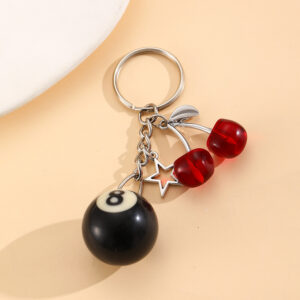 07 White Keychain M-005