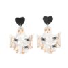 Wholesale Halloween Horror Ghost Printed Acrylic Earrings