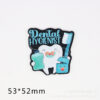 Wholesale New loose powder cross-border cartoon letter cat love bag jewelry acrylic pin DIY patch accessories