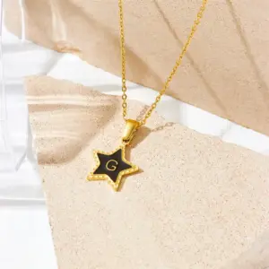 G Letter Gold Necklace
