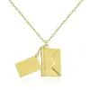 Wholesale Casual Envelope Titanium Steel Plating Pendant Necklace 1 Piece