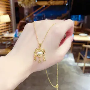 X054 Titanium Steel Gold Plating