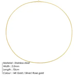 Gold 2mm-70cm