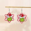 Wholesale Christmas Acrylic 2D Flat Earrings, OLY Exclusive