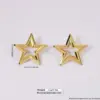 1 Pair Elegant Simple Style Classic Style Star 304 Stainless Steel Imitation Gold Electroplating Ear Studs