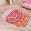 Wholesale 1:12 Miniature Dollhouse Oval Carpet